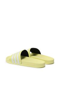 Adidas - adidas Klapki Adilette H03200 Żółty. Kolor: żółty. Materiał: skóra #4