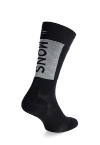 MONS ROYALE - Skarpety merino Mons Royale Atlas Snow Sock. Kolor: czarny. Sport: kolarstwo