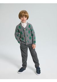 Sinsay - Spodnie pull on z domieszką wiskozy - wielobarwny. Materiał: wiskoza