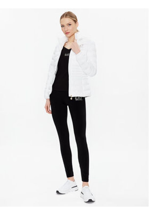 EA7 Emporio Armani Legginsy 8NTP61 TJ01Z 0200 Czarny Slim Fit. Kolor: czarny. Materiał: bawełna
