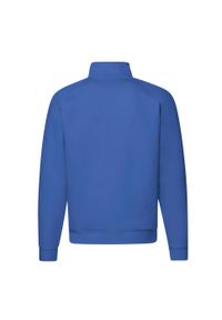FRUIT OF THE LOOM - Bluza Męska Premium Z Zamkiem Błyskawicznym. Kolor: niebieski