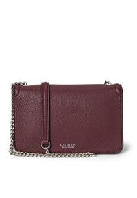 Lauren Ralph Lauren - LAUREN RALPH LAUREN Torebka 432977374004 Bordowy. Kolor: czerwony. Materiał: skórzane