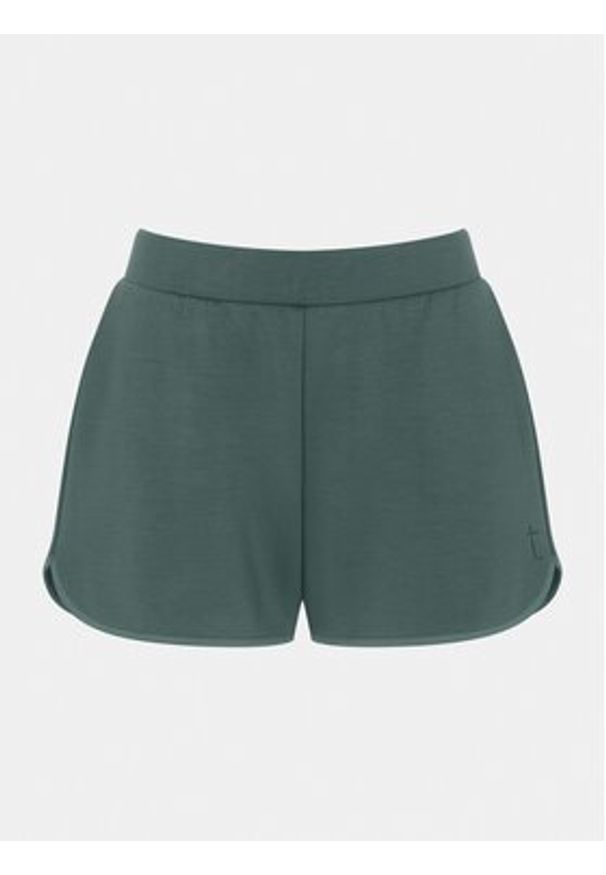 Triumph Szorty piżamowe Smart Active Infusion 10218291 Zielony Relaxed Fit. Kolor: zielony
