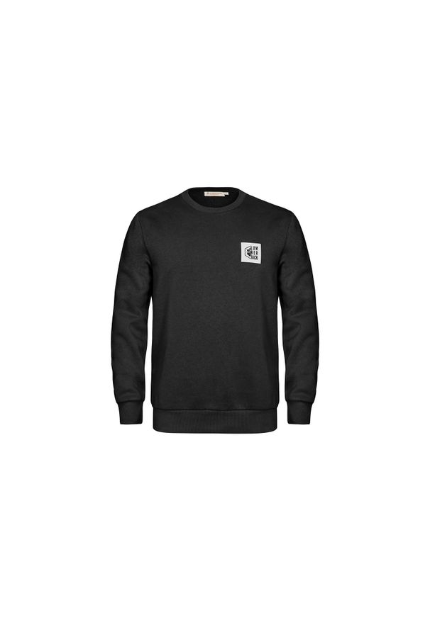 Lumberjack - Bluza męska LUMBERJACK CREWNECK SWEATSHIRT BOX LOGO. Kolor: czarny