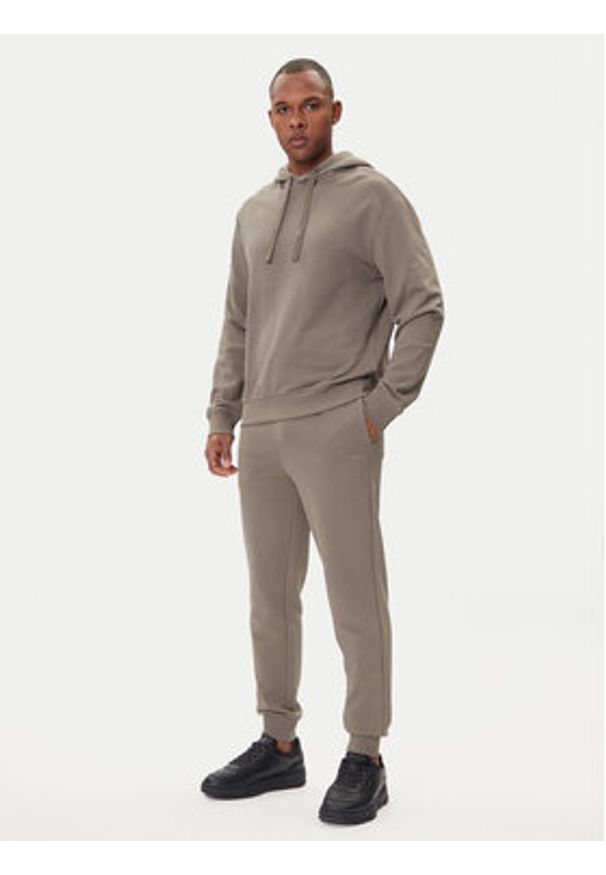 Hugo - HUGO Spodnie dresowe Dayote232 50489617 Beżowy Regular Fit. Kolor: beżowy. Materiał: bawełna
