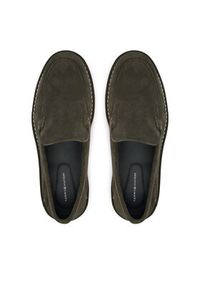 TOMMY HILFIGER - Tommy Hilfiger Mokasyny FM0FM05782 Zielony. Kolor: zielony. Materiał: zamsz, skóra #4