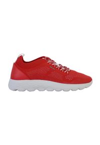 Tenisówki Geox Model D Spherica Kolor Czerwony. Kolor: czerwony. Materiał: tkanina