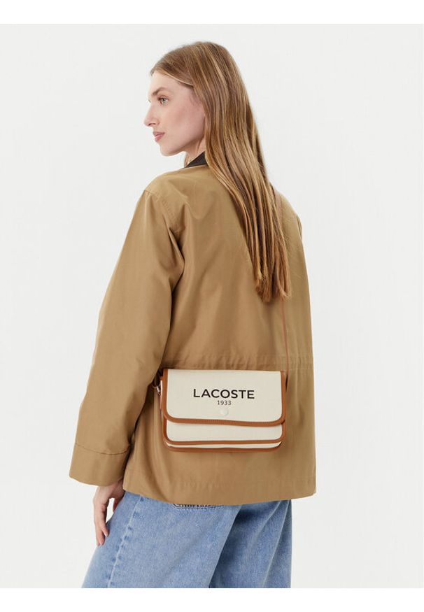 Lacoste Torebka NF4507TD Beżowy. Kolor: beżowy