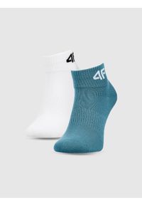 4f - 4F Skarpetki casual za kostkę (2-pack) chłopięce - multikolor 35-37. Kolor: wielokolorowy. Materiał: bawełna, włókno, materiał, poliamid