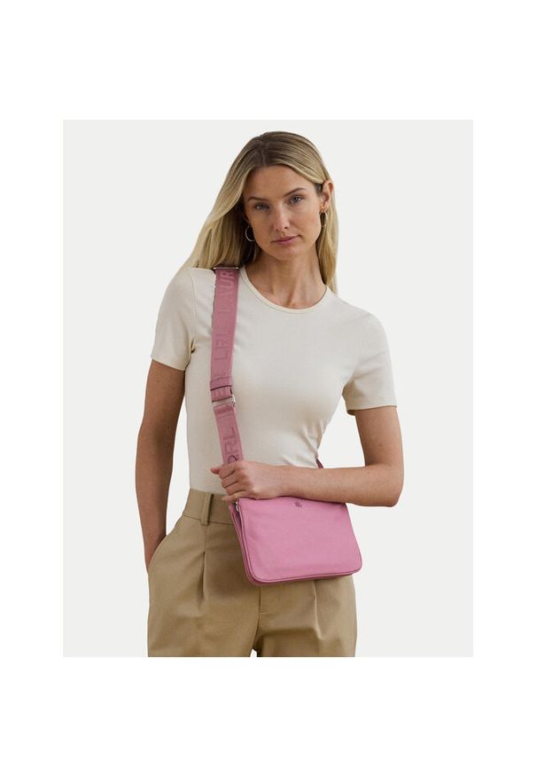 Lauren Ralph Lauren - Torebka LAUREN RALPH LAUREN. Kolor: różowy