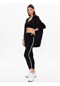 DKNY Sport Legginsy DP2P1939 Czarny Classic Fit. Kolor: czarny. Materiał: bawełna. Styl: sportowy #4