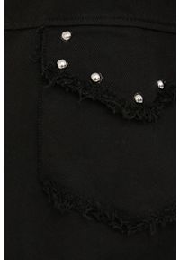 Answear Lab kurtka jeansowa damska kolor czarny przejściowa oversize. Kolor: czarny. Materiał: jeans. Styl: wakacyjny #2