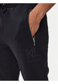 Karl Lagerfeld - KARL LAGERFELD Spodnie dresowe 705019 563900 Granatowy Regular Fit. Kolor: niebieski. Materiał: bawełna #4