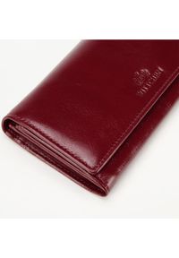 Wittchen - Damski portfel ze skóry naturalnej czerwony. Kolor: czerwony. Materiał: skóra #4