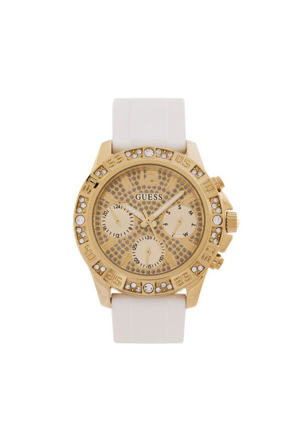Guess Zegarek Majesty GW0772L3 Biały. Kolor: biały