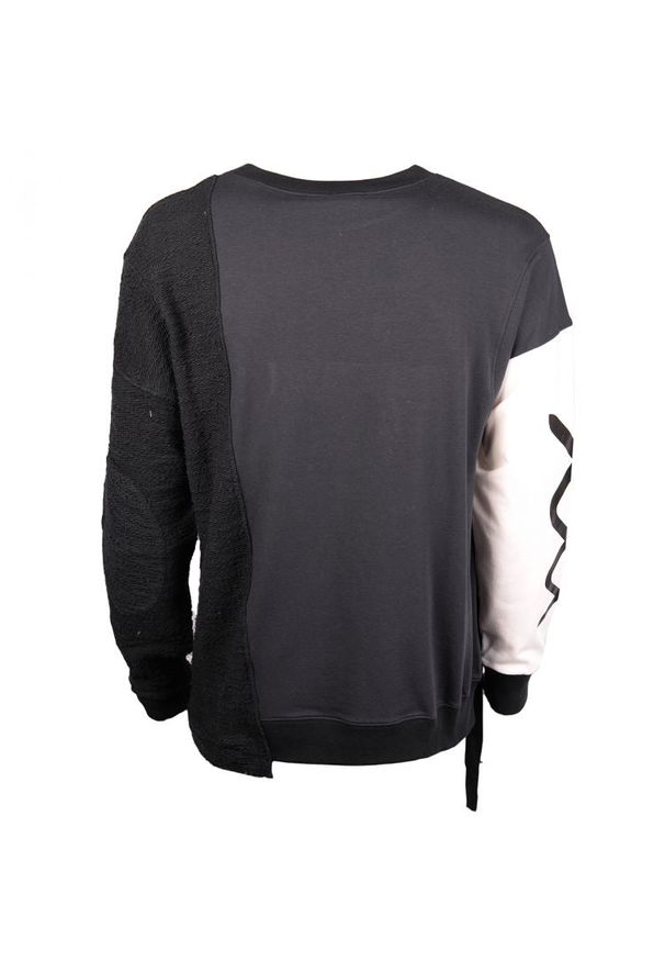 Nicolo Tonetto Bluza "Lien" | U41NTN1003 | Mężczyzna | Czarny, Biały, Granatowy. Okazja: na co dzień. Kolor: biały, niebieski, czarny, wielokolorowy. Materiał: bawełna, elastan. Wzór: nadruk, aplikacja. Styl: casual