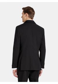 Pako Lorente - PAKO LORENTE - Smokingowa marynarka z poszerzonymi klapami szalowymi. Materiał: wełna. Styl: młodzieżowy #6