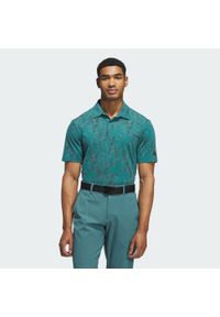 Adidas - Teksturowana koszulka polo adidas Ultimate 365. Typ kołnierza: polo. Kolor: zielony, niebieski, wielokolorowy. Styl: sportowy, elegancki