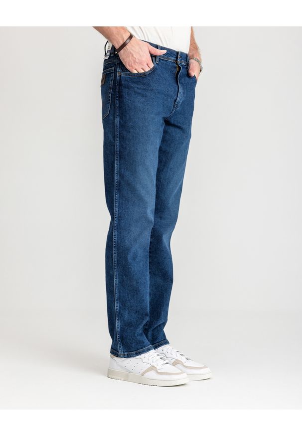 Wrangler - WRANGLER MĘSKIE SPODNIE JEANSOWE JEANSY DŻINSY TEXAS THE ROCK W1218450X 112335241. Okazja: na co dzień, do pracy. Sezon: lato. Styl: rockowy