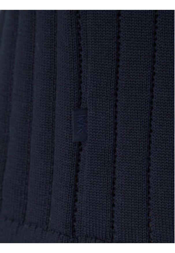 MICHAEL Michael Kors Polo CS560FG469 Granatowy. Typ kołnierza: polo. Kolor: niebieski. Materiał: bawełna