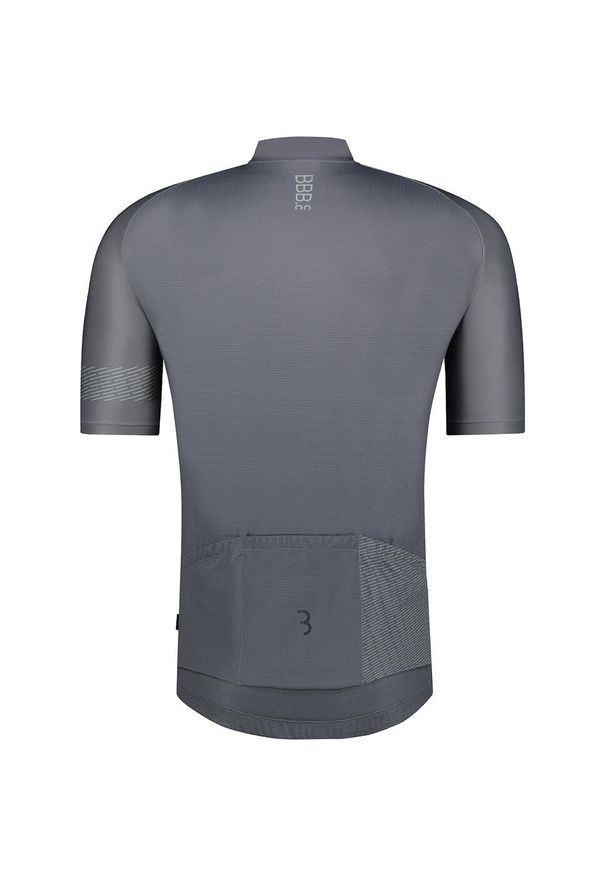 BBB CYCLING - Koszulka rowerowa BBB ComfortFit 2.0 jersey s.s.. Kolor: szary. Materiał: jersey. Sport: kolarstwo