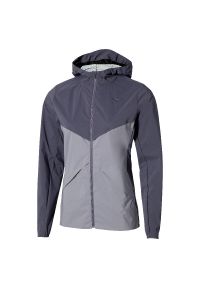 Damska bluza dresowa z kapturem Mizuno Charge. Typ kołnierza: kaptur. Kolor: szary. Materiał: dresówka. Sport: bieganie #1