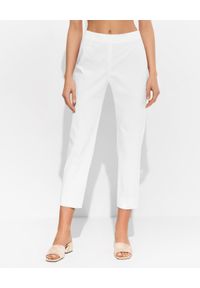 PESERICO - Białe spodnie 7/8. Kolor: biały #1
