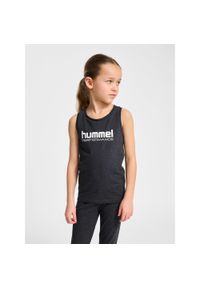 Dziewczęcy tank top Hummel. Kolor: wielokolorowy, szary, czarny. Sport: joga i pilates, fitness
