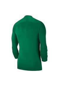 Nike - Bluza Męska Park DriFIT Base Layer Top. Kolor: zielony. Sport: turystyka piesza