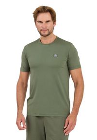 EA7 Emporio Armani - EA7 Zielony męski t-shirt, Rozmiar L. Kolor: zielony #4