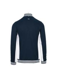 Bluza sportowa męska Fila Olaf Classic Retrolook. Kolor: niebieski