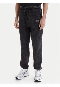 Alpha Industries Spodnie dresowe Vintage Basic 258361 Czarny Regular Fit. Kolor: czarny. Materiał: bawełna #1