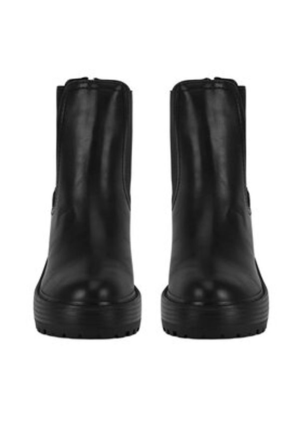 Nine West Botki WFA3374-1 Czarny. Kolor: czarny. Materiał: materiał
