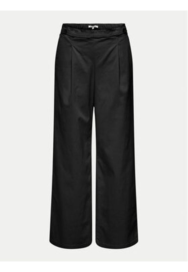 only - ONLY Spodnie materiałowe Stella 15338662 Czarny Wide Leg. Kolor: czarny. Materiał: bawełna