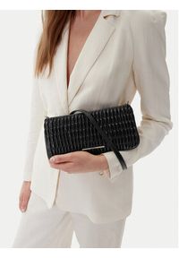 Calvin Klein Jeans Torebka Rouched Zip Top Bag LV04K3090G Czarny. Kolor: czarny. Materiał: skórzane #4
