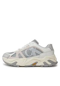 Calvin Klein Jeans Sneakersy Chunky Runner Vibram Lth Mix YM0YM00719 Szary. Kolor: szary. Materiał: materiał #8