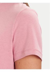 Tommy Jeans T-Shirt Linear DW0DW21964 Różowy Regular Fit. Kolor: różowy. Materiał: bawełna #5