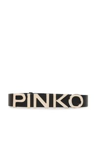 Pinko - Pasek Damski PINKO. Kolor: czarny