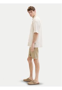 Tom Tailor Szorty materiałowe 1040227 Beżowy Slim Fit. Kolor: beżowy. Materiał: bawełna #7