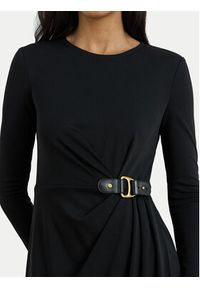 Lauren Ralph Lauren - LAUREN RALPH LAUREN Sukienka codzienna 200980222001 Czarny Slim Fit. Okazja: na co dzień. Kolor: czarny. Materiał: syntetyk. Typ sukienki: proste. Styl: casual #5