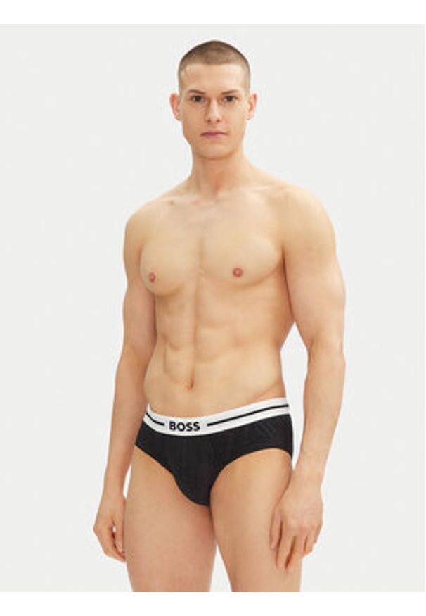 BOSS Komplet slipów 50531706 Szary. Kolor: szary. Materiał: bawełna