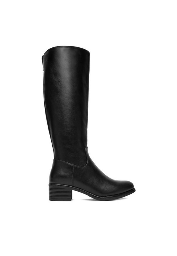 Clara Barson Kozaki CEO-WS6319-06 Czarny. Kolor: czarny. Materiał: materiał