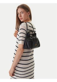 TOMMY HILFIGER - Tommy Hilfiger Torebka Th Soft Leather Med Crossover AW0AW18369 Czarny. Kolor: czarny. Materiał: skórzane #1