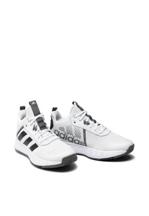 Adidas - adidas Sneakersy Ownthegame 2.0 H00469 Biały. Kolor: biały. Materiał: materiał
