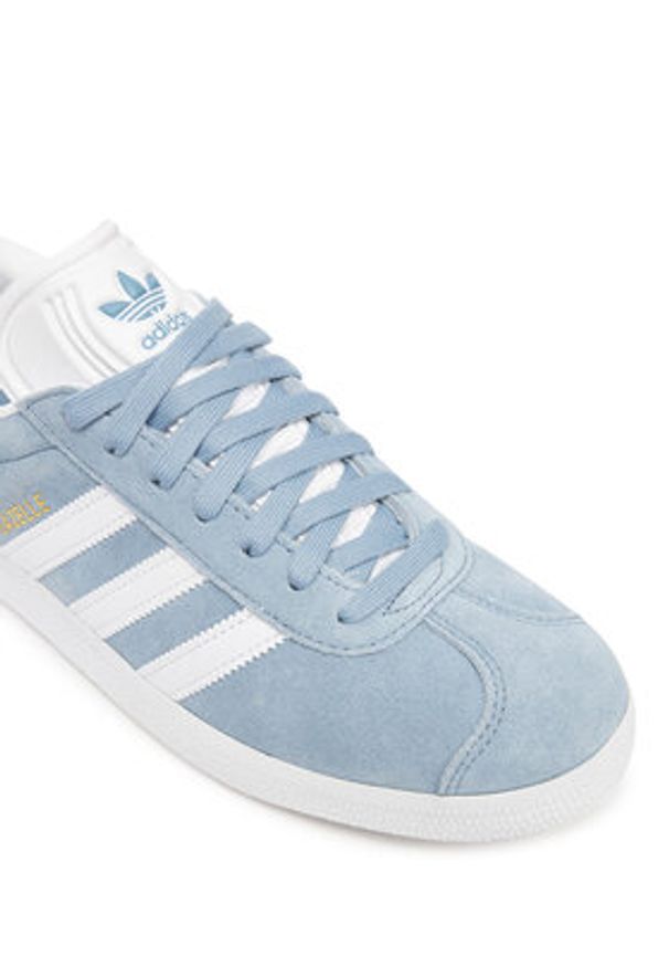 Adidas - adidas Sneakersy Gazelle JR6283 Błękitny. Kolor: niebieski. Materiał: skóra, zamsz. Model: Adidas Gazelle
