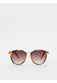 Reserved - Okulary przeciwsłoneczne - bursztynowy. Kolor: pomarańczowy #1