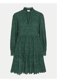 YAS Sukienka codzienna Holi 26027162 Zielony Regular Fit. Okazja: na co dzień. Kolor: zielony. Materiał: bawełna. Typ sukienki: proste. Styl: casual #6