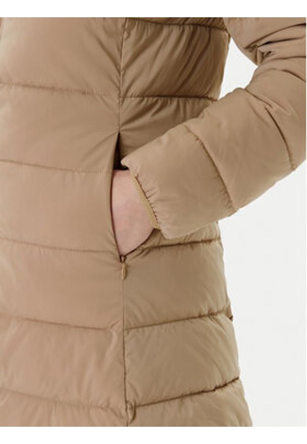 Guess Kurtka zimowa V4YL05 WF3X0 Beżowy Regular Fit. Kolor: beżowy. Materiał: syntetyk. Sezon: zima