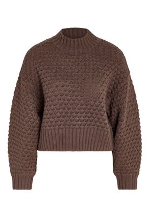 Noisy may - Noisy May Sweter 27028402 Brązowy Regular Fit. Kolor: brązowy. Materiał: syntetyk