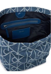 Calvin Klein Torebka Emblem Aop Denim Bucket LV04F3432G Niebieski. Kolor: niebieski #3
